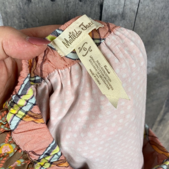 Matilda Jane Pecan Sandy Plaid Skort Size 6 - Picture 9 of 12